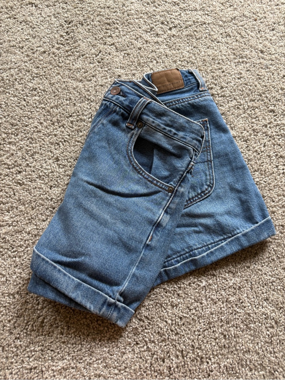 American Eagle Outfitters Light Blue Denim Shorts